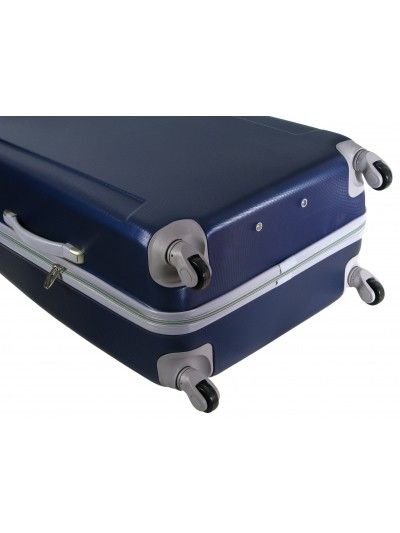 Średnia walizka na kółkach MAXIMUS 222 ABS granatowa